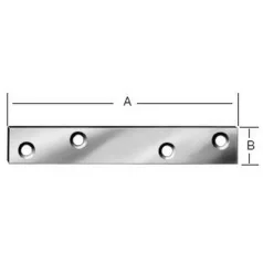 Vormann Összekötő Lemez 80x15 mm 183080Z /100 db