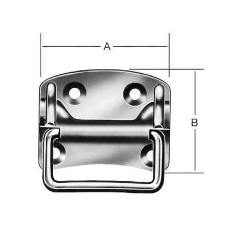 Vormann Ládafogantyú 13281 100X80 mm horg. 10 db