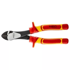   Oldalcsípőfogó Neo 01-231, Nagyfejű, 180 mm, Crv, 1000V, Szigetelt