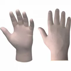 RUBETRA nem púder. latex kesztyű (fehér 8)
