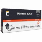 SPOONBILL BLACK nitril púdermentes (fekete 8)