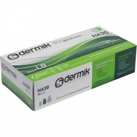 NA35 nitril púdermentes 100db (kék 8)