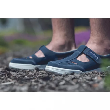 PRESTIGE SUEDE OB SRA szandál (kék 40)