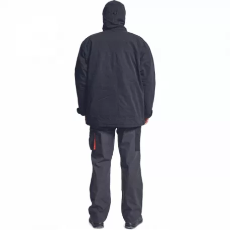 Emerton Téli Kabát Fekete/Narancs XXL