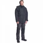 Emerton Téli Kabát Fekete/Narancs XXXL