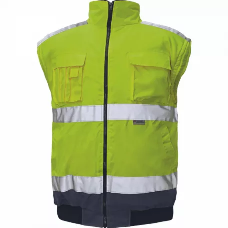 Clovelly Pilóta Dzseki Hv Sárga/Navy L