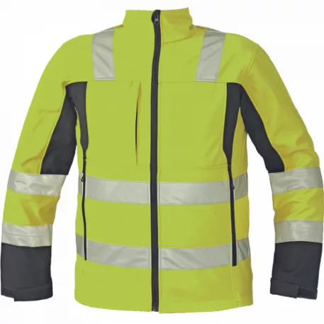 Malton Softshell Kabát Hv Sárga S