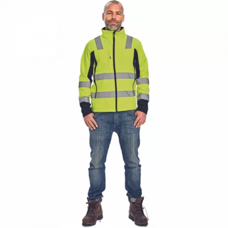 Malton Softshell Kabát Hv Sárga 3XL