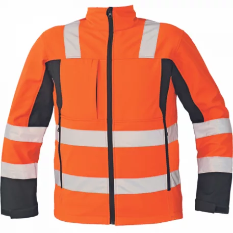 Malton Softshell Kabát Hv Narancs 3XL