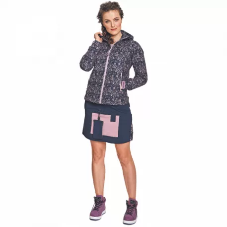 Yowie Print Softshell Lila/Navy S