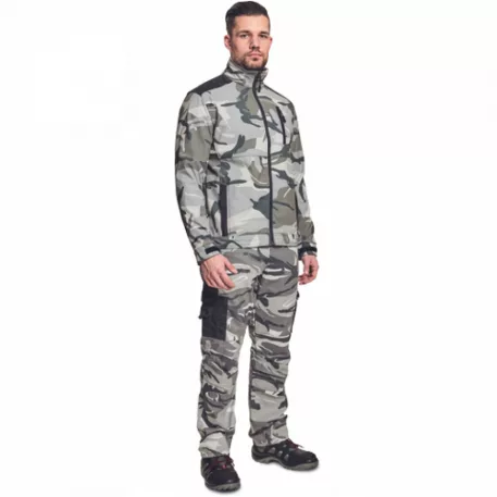 Crambe Softshell Kabát Szürke terepszínű 3XL