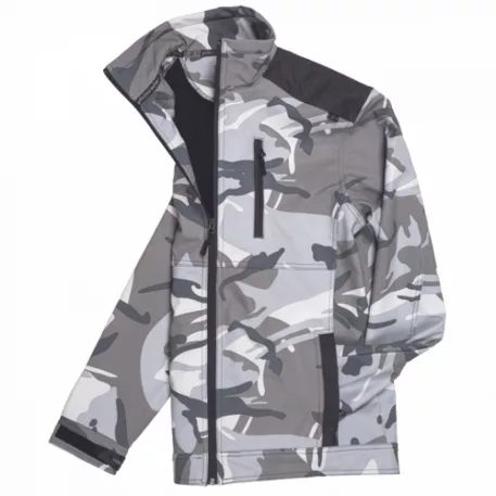 Crambe Softshell Kabát Szürke terepszínű 3XL