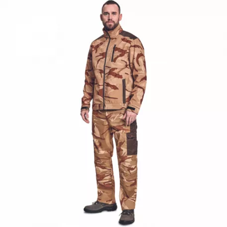 Crambe Softshell Kabát Bézs terepszínű L