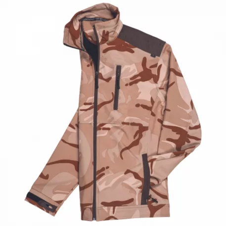 Crambe Softshell Kabát Bézs terepszínű XXL