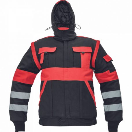 Max Winter Rflx Dzseki Fekete/Piros 56