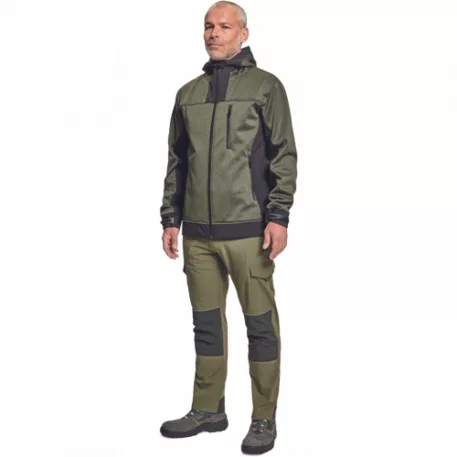 Huyer Softshell Kabát Olajzöld XS