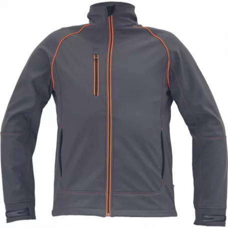 EMERTON PLUS softshell dzseki (antracit/narancs S)