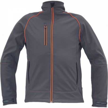 EMERTON PLUS softshell dzseki (antracit/narancs L)