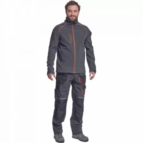 EMERTON PLUS softshell dzseki (antracit/narancs 3XL)
