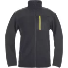 EMERTON STR polár kardigán (fekete/sárga 3XL)