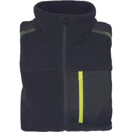 EMERTON STR polár kardigán (fekete/sárga 3XL)