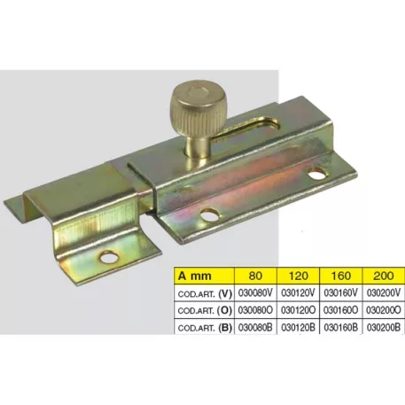 Tolózár Ibfm 120 mm Rugós Rezezett