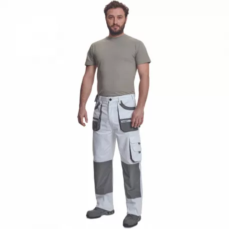 Be-01-003 Nadrág (Fehér/Szürke, 48)