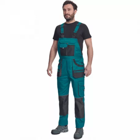 Be-01-004 Kantáros Nadrág 62 Zöld/Fekete