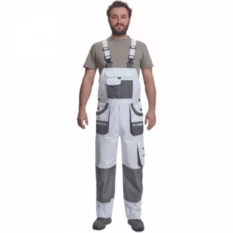 Be-01-004 Kantáros Nadrág 64 Fehér/Szürke