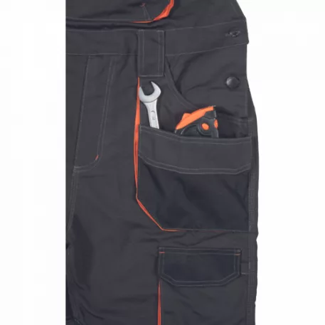 EMERTON PLUS mellesnadrág (antracit/narancs 48)