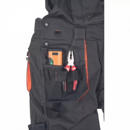 EMERTON PLUS mellesnadrág (antracit/narancs 52)