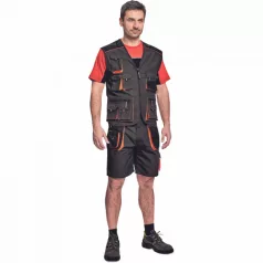 Emerton Mellény Fekete/Narancssárga 50