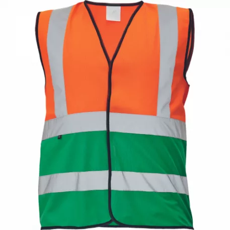 Lynx Duo Mellény Narancssárga/Zöld XXXL