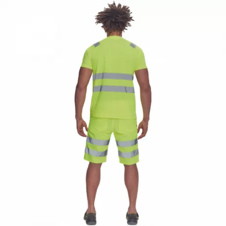 Teruel Hi-Vis Rövid Ujjú Póló Sárga XXL