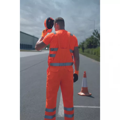 Teruel Hi-Vis Rövid Ujjú Póló Narancssárga XS
