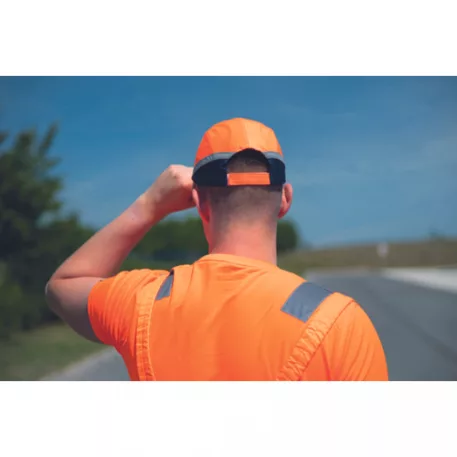 Teruel Hi-Vis Rövid Ujjú Póló Narancssárga XS