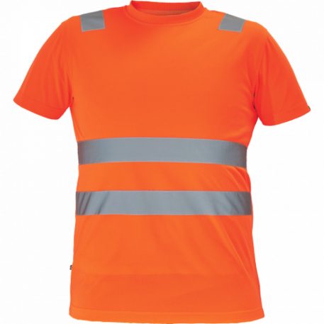 Teruel Hi-Vis Rövid Ujjú Póló Narancssárga XL