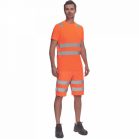 Teruel Hi-Vis Rövid Ujjú Póló Narancssárga XL