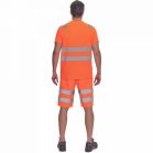 Teruel Hi-Vis Rövid Ujjú Póló Narancssárga XL