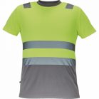 Monzon Hi-Vis Rövid Ujjú Póló Sárga/Szürke 5XL
