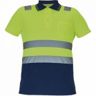 Cadiz Hv Galléros Póló Sárga/Navy 4XL