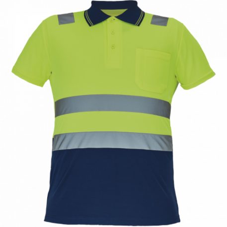 Cadiz Hv Galléros Póló Sárga/Navy 4XL
