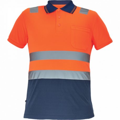 Cadiz Hv Galléros Póló Narancs/Navy XS