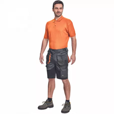 EMERTON PLUS rövidnadrág (antracit/narancs 52)