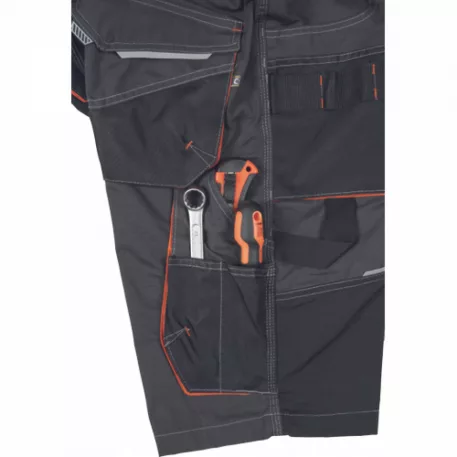 EMERTON PLUS rövidnadrág (antracit/narancs 58)