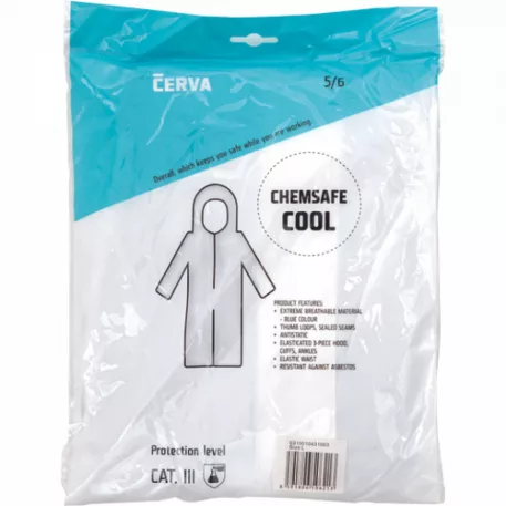 CHEMSAFE COOL overall (fehér/kék M)