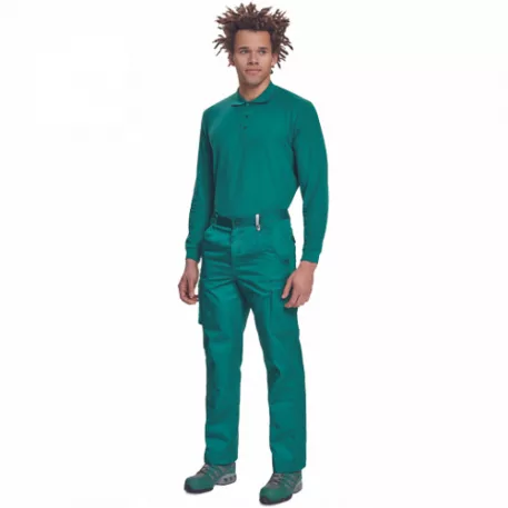 SANGU póló hosszú ujjú (sötétzöld 3XL)