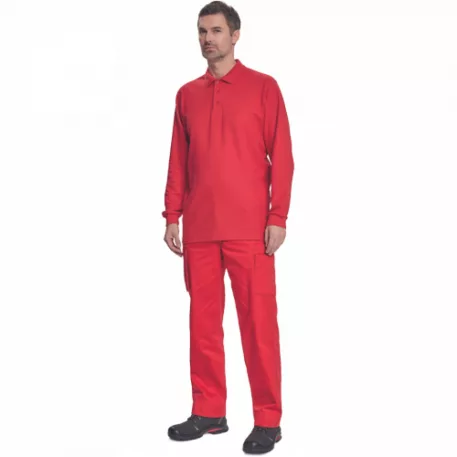 SANGU póló hosszú ujjú (piros XL)