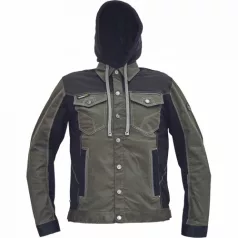 NEURUM CLS kapucnis dzseki (sötét olajzöld 56)