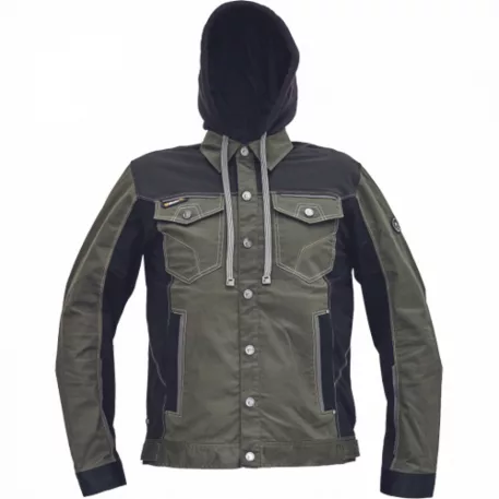 NEURUM CLS kapucnis dzseki (sötét olajzöld 58)